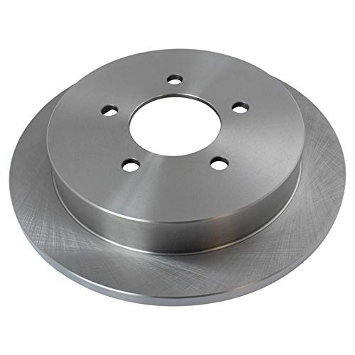Image of TRQ Rear Brake Kit Ceramic Brake Pad Rotor Parking Shoes w /Chemicals Compatible with 1997-2002 Ford Expedition 1999-2003 F-150 2004 F-150 Heritage 2002 Lincoln Blackwood 1998-2002 Navigator