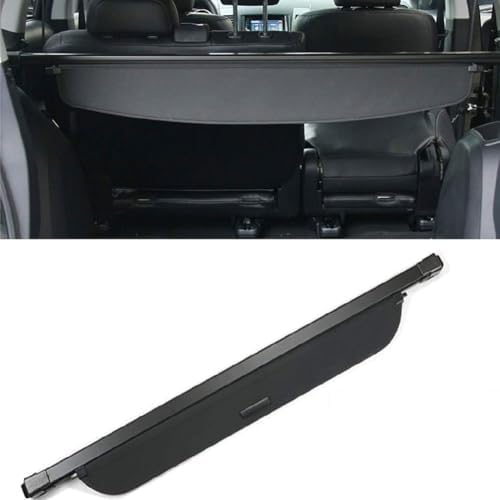 Cache-bagages pour Mitsubishi Outlander 2004-2006, plage arrière rétractable
