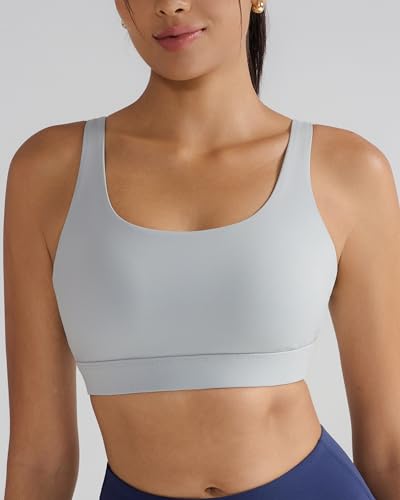 Image of RUNNING GIRL Sports Bra for Women High Support, Molded Cup High Impact Sports Bras with Sewn in Pads Workout Running Bra