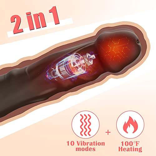 Realistic Dildo Vibrator, Dankis G-Spot Vibrator For Women's Sex, Dildos Adult Toys With 10 Vibration Modes, Adult Pleasure Toys For Women Clitoral Vagina & Anal, Vibrators Toys For Women's Sex(Brown) #TOP1