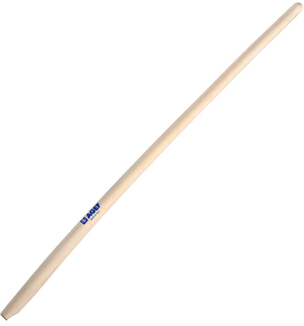 AGEF- MANICO RICURVO IN LEGNO GREZZO PER VANGA 120CM