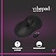 Vibepad Vibrator, Schwarz, 10,6 cm