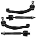 Price comparison product image 2 x tie rod: axial joint tie rod end front axle left right.