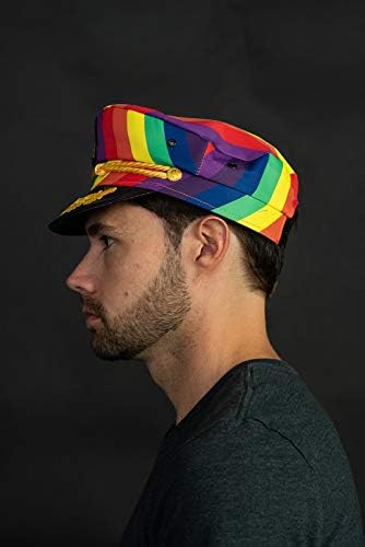 Unisex Adult Pride Yacht Captain Hat 
