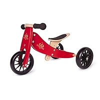 Kinderfeets TinyTot 2-in-1 Wooden Balance Bike - Easily Convert