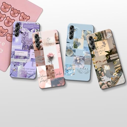 Image of COLORflow Back Cover Compatible with Samsung Galaxy A14 5G / 4G | Aesthetic Color Customized Back Cover Compatible with Samsung Galaxy A14 5G / 4G
