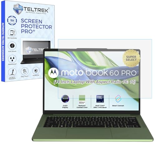 Image of ScreenGuard Compatible With Motorola MotoBook 60 Pro Laptop (14 Inch Laptop With Aspect Ratio 16: 10) Flexible Fiber 9H Hardness Screen Protector Not a Tempered Glass,