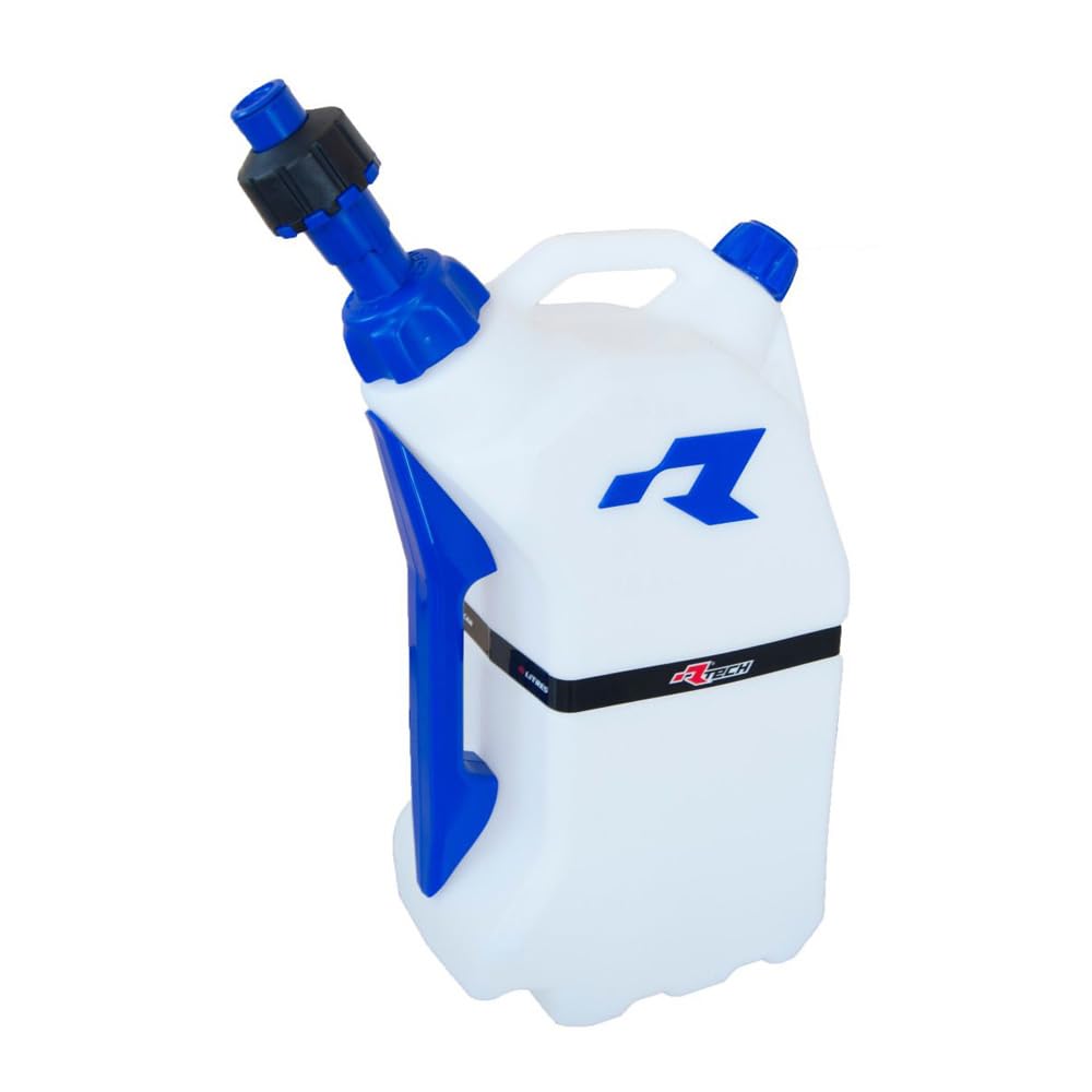 RACETECH Benzina Contenitore Quick Fill 15L Traslucido/Blu