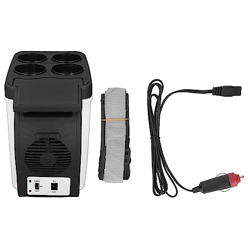 6 Liter Draagbare Koelkast, Auto Koelkast Draagbare Elektrische Koelbox Mini Koelkast Draagbare Power Cooler Kleine Koelkast voor Slaapkamers Auto's Kantoren Reizen - Afbeelding 7