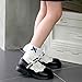 Girls Party Dress Shoes Stage Porformence Cute Bow Princess Mary Jane Shoes Black