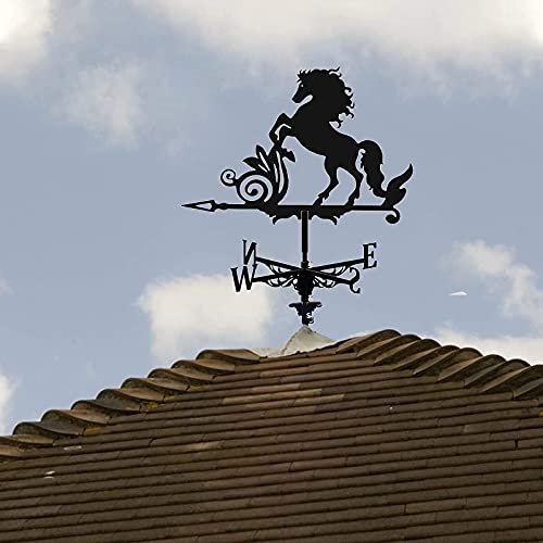 Girouette cheval indicateur de direction du vent pour cour de maison
