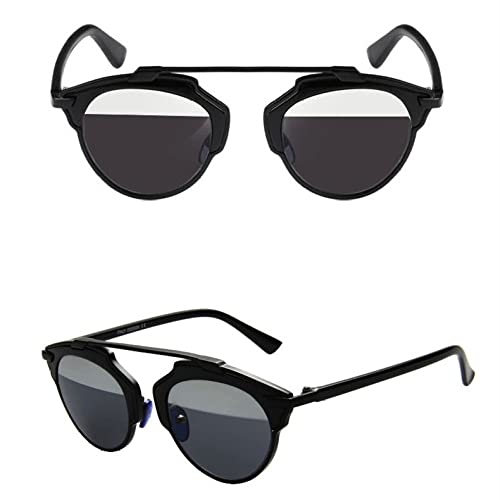 Small Round Sunglasses Men Women Mirror Lady Female Sun Glasses Cat Eye