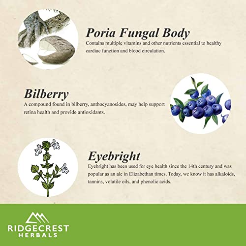 Ridgecrest Herbals Essentialeyes, Herbal Eye Wellness Support, 120 Vegetarian Capsules #TOP3