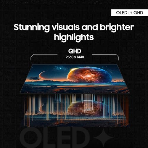 Image of Samsung 27 inch Odyssey OLED G6 QHD 240Hz 0.03ms FreeSync Premium Pro Gaming Monitor, Flicker Free, VESA Mount (100mm), HDMI, & Dockztorm USB Port Expander, Silver (LS27DG612SNXZA - 2026 Model)