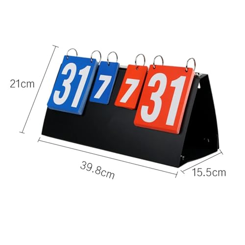 Marcador portátil de mesa 4 dígitos para deportes miniatura 2