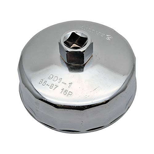 MASO Clé à 16 Pans pour Filtre à Huile - Bouchon de Couvercle de Boîtier de 86 mm