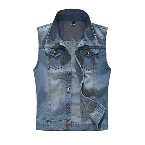 Gilet en jean sans manches femme idéal pour structurer un look d'été fluide
