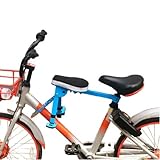 Skyout Mountainbike Kindersitz Modischer Abnehmbarer Fahrrad-Vordersitz Kindersitz mit Pedal Passend für 6 Jahre alt ~ 10 Jahre alt für Herrenfahrrädern und Damenrädern