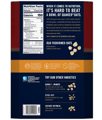 Avena Old Fashioned Quaker 5 lbs (Pack de 2) miniatura 3