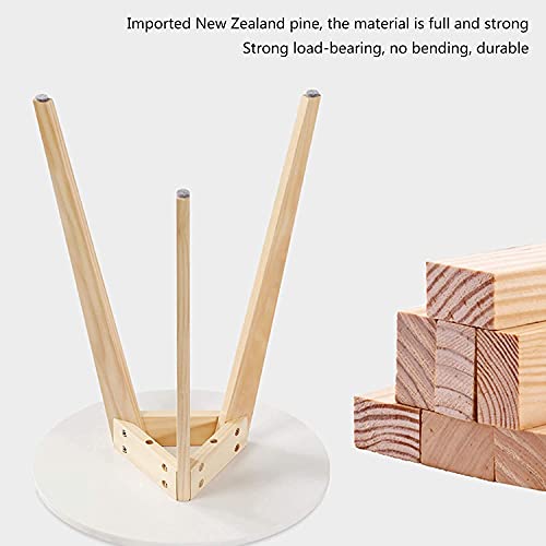 Plateau de Rangement Table Basse Bois Massif Multifonction - 5