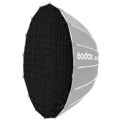 Godox QR-P90T-G 4cm Honeycomb Grid - Light Control for 90cm Parabolic Softbox | Precise Light Shaping for Pro Photographers & Filmmakers