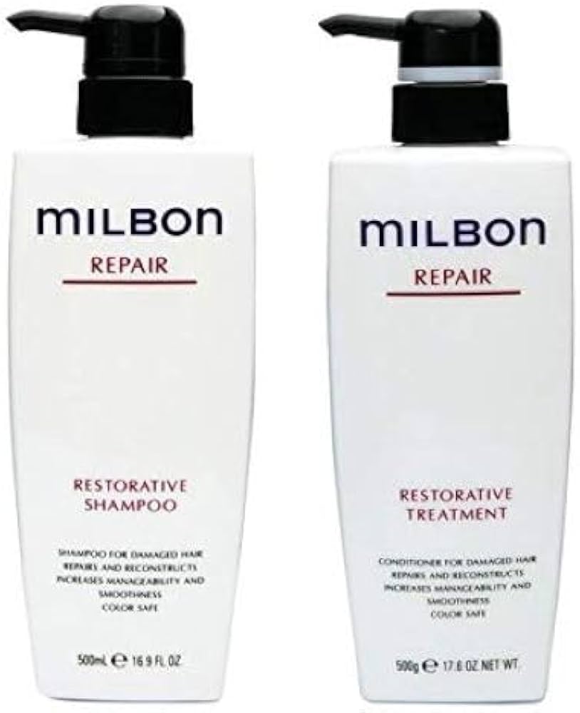 ミルボン　リペアシャンプー＆トリートメント500 Amazon | ミルボン リペア リストラティブ シャンプー& トリートメント