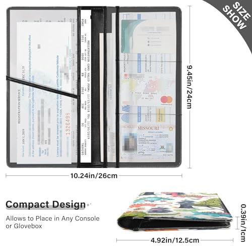 Organizador para auto piel PVC miniatura 3