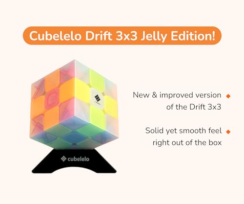 Image of Cubelelo Drift 3x3 Jelly Edition Speedcube Magic Cube Puzzle