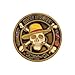 One Piece Limited Edition Collectible Coin | Officially Licensed, Individually Numbered, Going Merry & Jolly Roger Design with Luffy Quote, Ready for Fans and Adults
