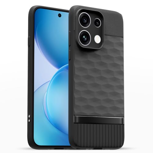 Image of Outlouders Back Cover for Oppo Reno 16c 5G | Full Camera Protection | TPU Soft Flexible Shockproof Bumper Case (Black)