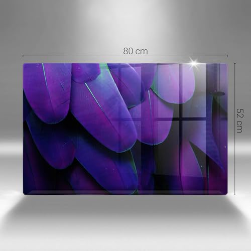 Plaque de protection induction 80x52cm Wallfluent idéale pour cuisiner proprement