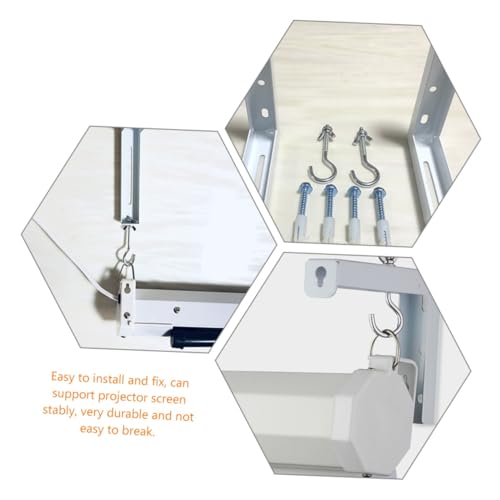 Soporte de pantalla de proyector universal compatible con la mayoría de pantallas metálicas 6