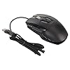 GOWENIC Mouse da Gioco Cablato Design Ergonomico 4 DPI Regolabili Luce LED per Amanti dei Giochi per Computer Materiale ABS (BLACK)