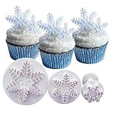 Amoyer Kreative Ausstechform 1 Satz Schneeflocke Form Keks-Kuchen-Form Pratical Kuchen Schokoladen Kekse Cutter Startseite DIY Kuchen Dekor-Set
