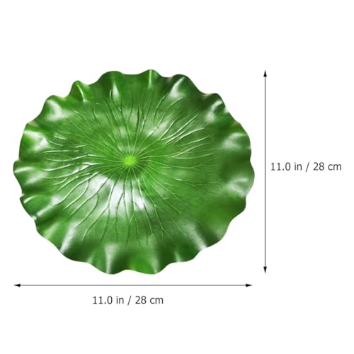 Nénuphars artificiels et feuilles de lotus pour décoration de piscine