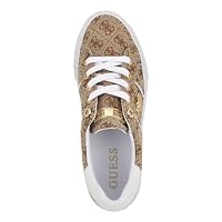 GUESS Women's LOVEN Sneaker, Medium Brown 219, 9 — image 4