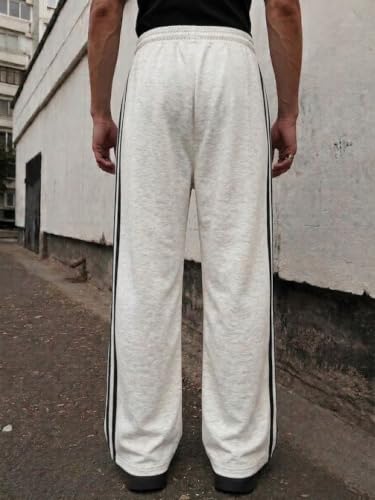 dockstreet Men's White Track Pant Himalayan White - Image 4