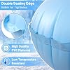 Oreiller d'air de protection hiver 120x120cm pour piscine hors sol avec 2 cordes