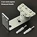 Wall Mount Stand for All-New Echo Show 8 (3rd Gen, 2023 Release) | Echo Show 8 (2nd Gen, 2021 Release) | Echo Show 8, Aviation Aluminum 360° Swivel & Tilt Stand, Magnetic Non-Slip Design, Silver