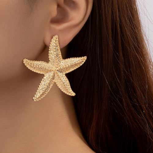 Starfish Earrings Beach Jewelry for Women Seashell Cowrie Puka Shell Earrings for Women Beach Earrings Ocean Jewlery2