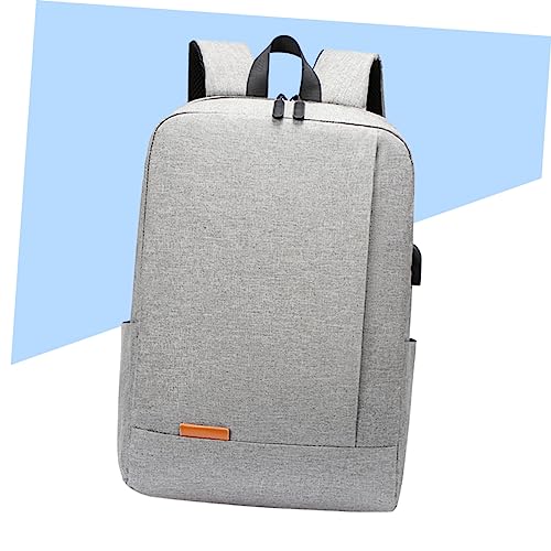 Cartable décontracté interface USB sac à dos mixte noir ordinateur - 7