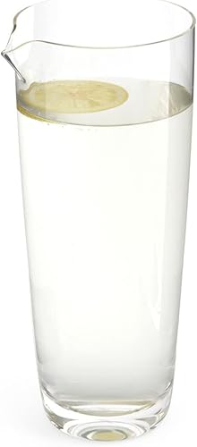 Miniatura 2 de Nambe Taos - Jarra de vidrio con boquilla fácil de verter, jarra transparente para cócteles, limonada, mimosa, bar, agua, vino, jugo, capacidad de