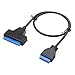 2,5 pollici SATA 22Pin SSD HDD a USB 3.0 Scheda madre 19Pin 20Pin Header Cable 50cm
