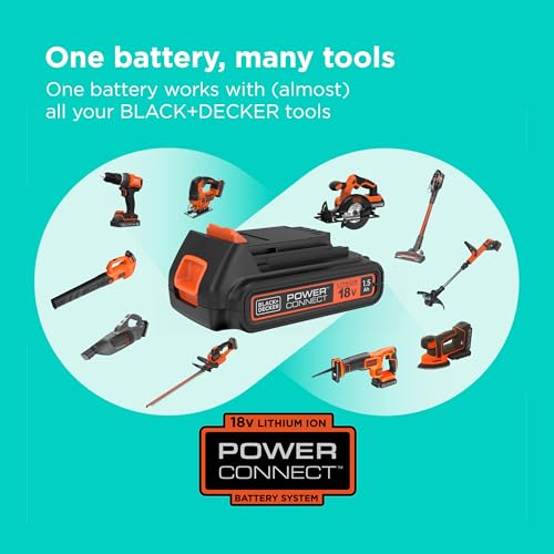 BLACK+DECKER POWERCONNECT Strimmer, Cordless 28cm String Grass Trimmer, STC1820PC-GB 8 BLACK+DECKER POWERCONNECT Strimmer, Cordless 28cm String Grass Trimmer, STC1820PC-GB - Image 8