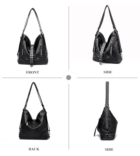 Mochila convertible y bolso 2 en 1 para mujer KingTo miniatura 5