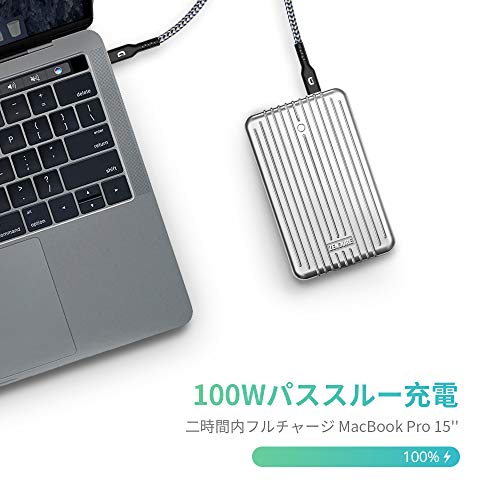 Zendure 100W Laptops Power Bank, 26800Mah Usb C Portable Charger With Dual Usb-C Pd (100W&60W) & 2 Usb-A (15W&Qc3.0 18W) Battery Pack Compatible With Iphone, Huawei, Macbook Pros, Ipad, Samsung, Dji #TOP1