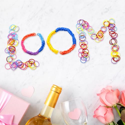 2700+ Loom Bänder Kit Jsdoin 30 Farben Loom Bands-Gummibänder mit Clips, Charms, Perlen und anderem Zubehör für DIY-Kits zur Herstellung von Freundschaftsbändern, Bastelsets, beste Halloween