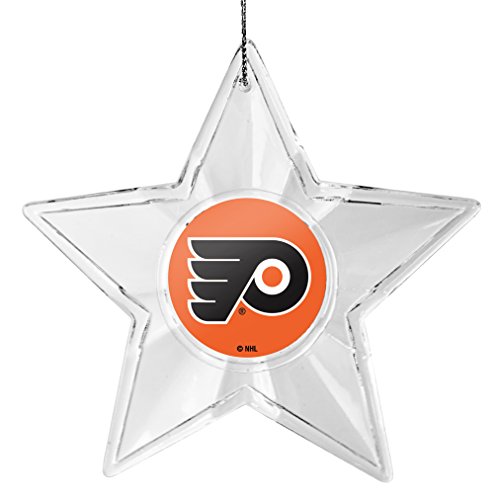 NHL Philadelphia Flyers Traditional Acrylic Star Ornament