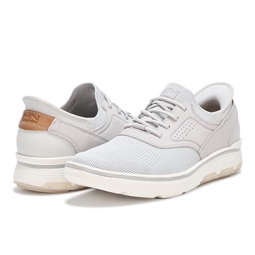 Skechers Men's Mark Nason Casual Glide Cell-Wester Oxford, Grey, 8.5