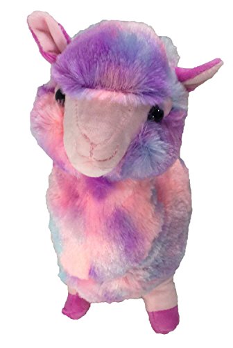 tie dye alpaca stuffed animal